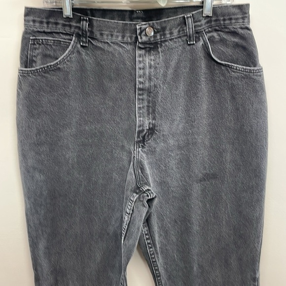 Vintage Gitano High Waisted Mom Jeans Black Wash Denim 18L - Picture 2 of 14